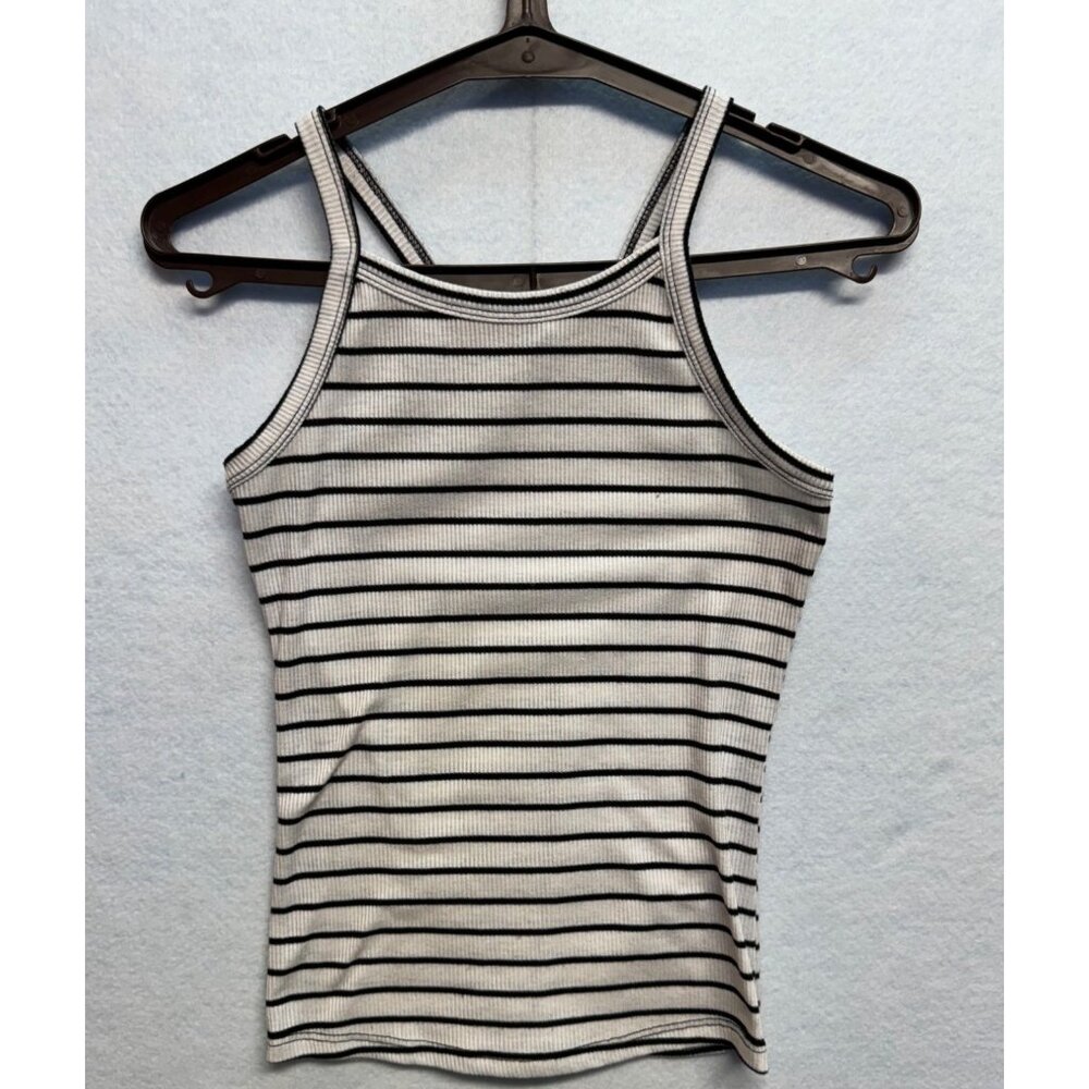 Rue 21 Blue White Striped Tank Top Size Medium
